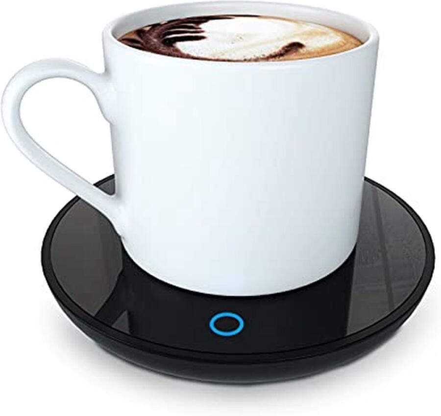 Drank Warmer Kopjeswarmer Bureau Drinken Warm Houden Twee Temperatuurstanden 10.7 cm Basis Zwart
