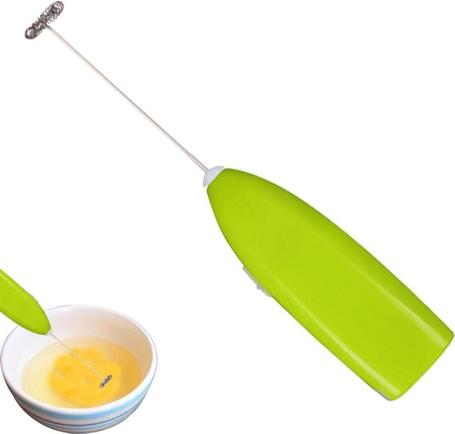 Draagbare Schuimgarde Elektrische Garde Opschuimer Koffie Lattes Maken Snel Romig Schuim 198 cm Lengte Groen - Foto 3