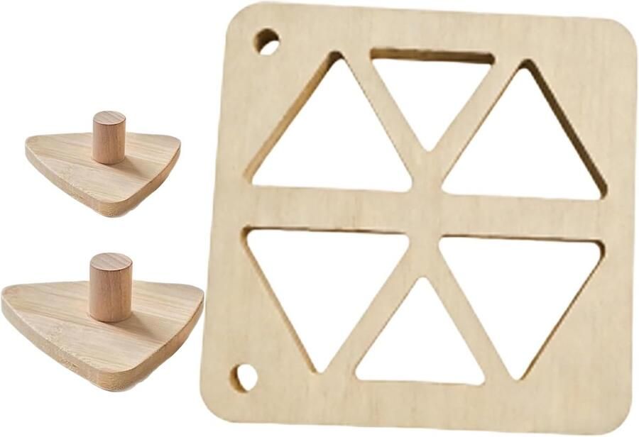 Driehoekige Sushi Machine Rijstbal Vorm Snel Onigiri Maken Antiaanbaklaag 6 Gaten 22cm