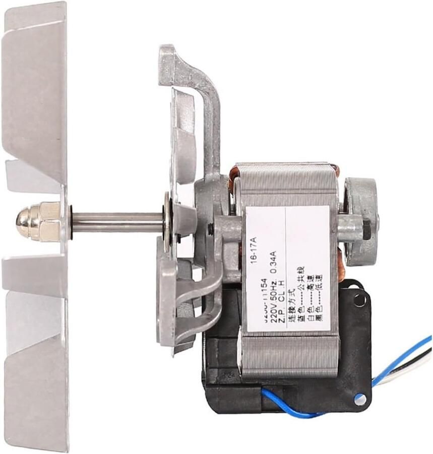 Droogoven Motor Ventilator Motor Onderdeel Vervangen Twee Snelheden 1x1x1 cm Zwart