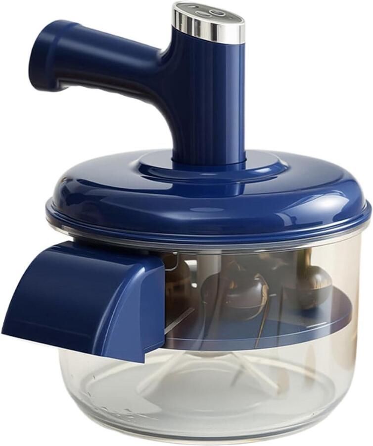 Druiven Schilmachine Schil Verwijderaar Fruit Voorbereiden Automatische Rotatie 20.8L x 20.8W x 25H cm Blauw