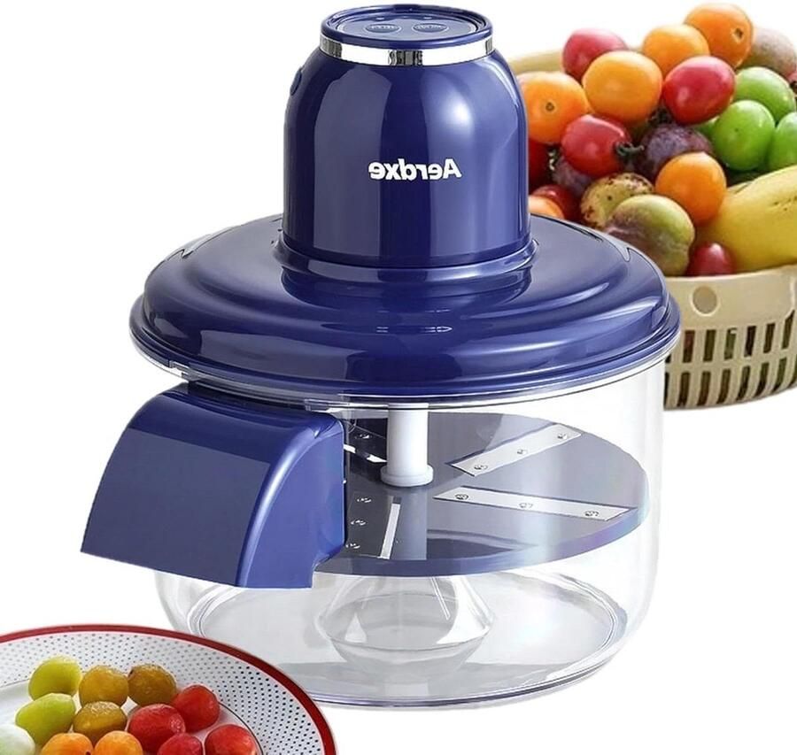 Elektrische Schilmachine Keuken Fruit Gereedschap Maaltijd Voorbereiding Automatisch Pelsysteem 20x20x18cm Wit