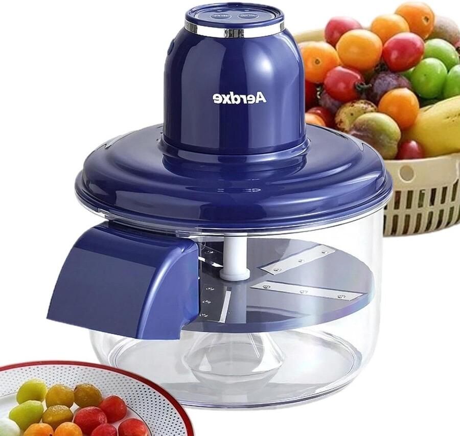 Elektrische Schilmachine Keuken Schilhulp Fruit Schillen Automatisch Pelsysteem 20x20x18 cm Wit
