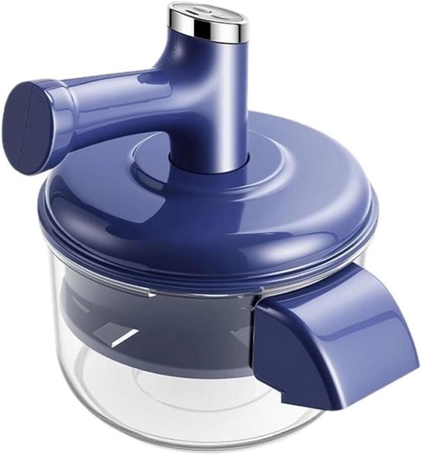 Druivenschilmachine Fruitpeller Vruchten snel voorbereiden Automatische stille functie 20.8 x 25 cm Blauw