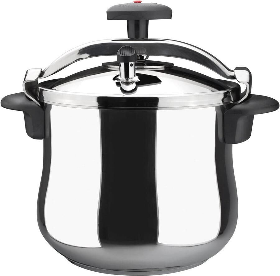 Snelkookpan Druppan Express Snel Koken 3 Veiligheidssystemen 8 Liter Metaalkleur - Foto 2
