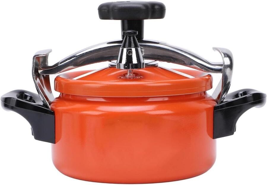 Druk Kookgerei Pot Snelkookpan Snel Koken Dubbele Bodem 3L Capaciteit Oranje