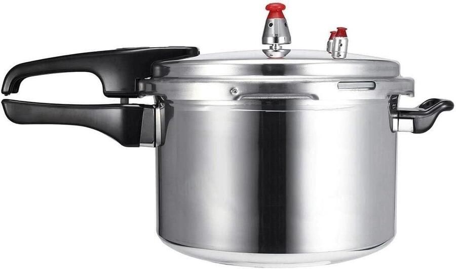Snelkookpan Drukpan Koken Maaltijden Bereiden Zware Aluminiumlegering 3L 18cm Zilver