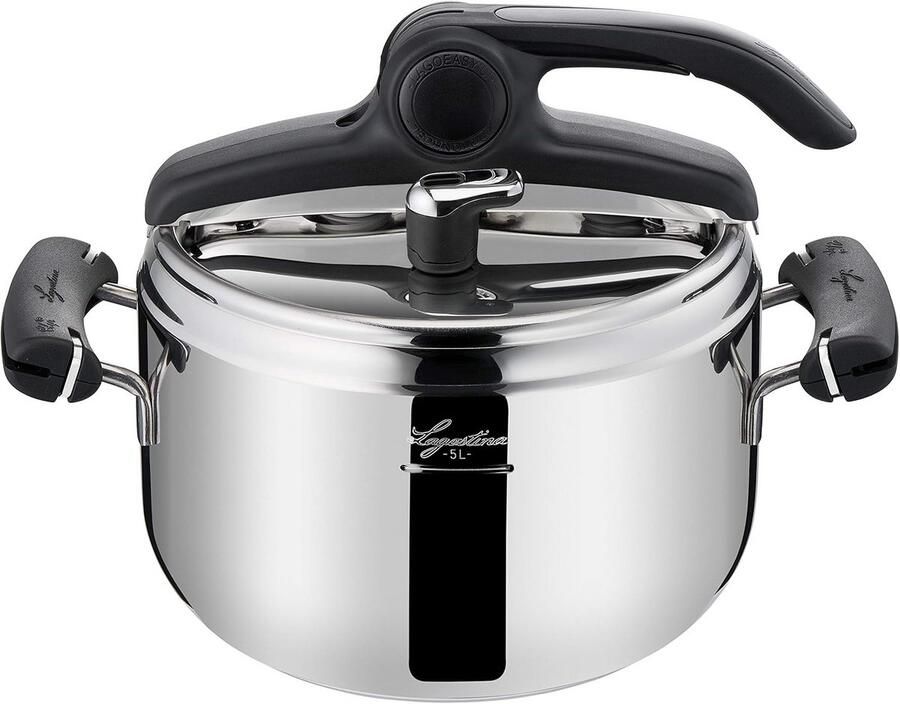 Drukpan RVS 5 Liter met Eenvoudig Openmechanisme en 3-Laags Bodem