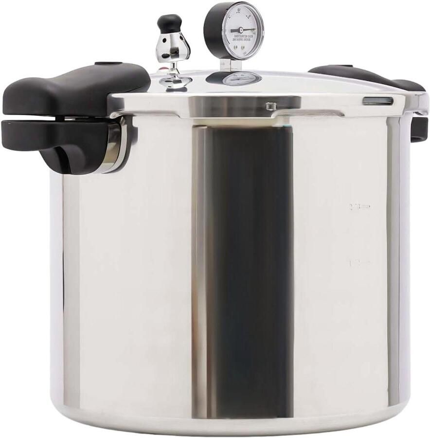 Drukpan RVS Snelkookpan Snel Koken Grote Capaciteit 22 Liter Zilver