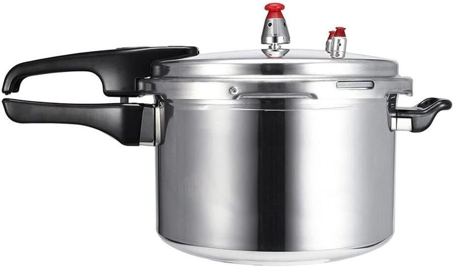 Drukpan Snelkookpan Snel Koken Veiligheidsventiel 6.3L Zilver