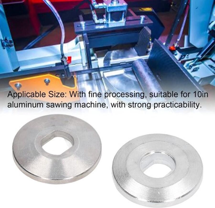 Drukplaat Hardmetalen 2 Stuks Compatibel met 10 Inch Aluminium Slijtvastheid Compact Ontwerp Betrouwbare Functionaliteit Snijmachine - Foto 2
