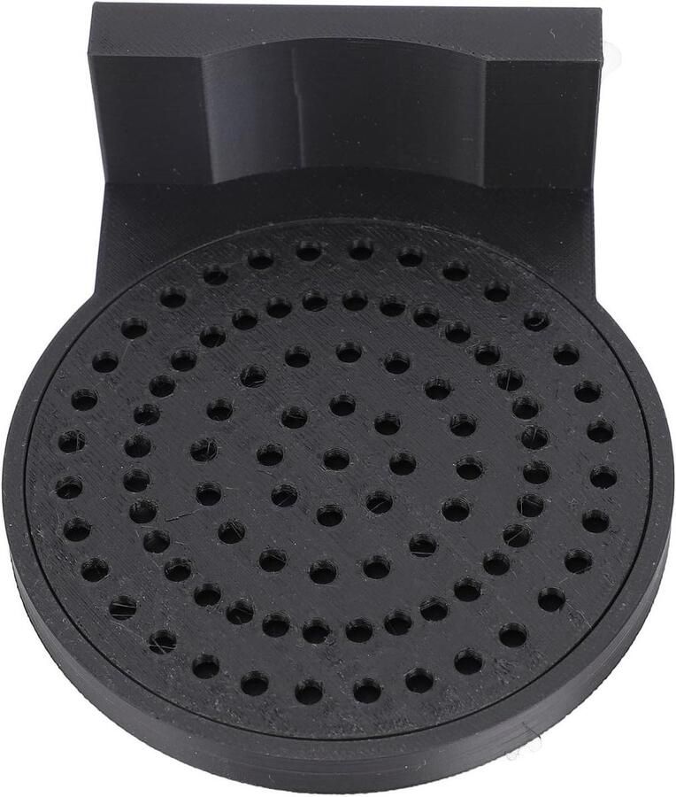 Druppelbak Koffiemachine Drip Catcher Aanrecht Schoon Dun en Licht 12 x 11 x 4 cm Zwart
