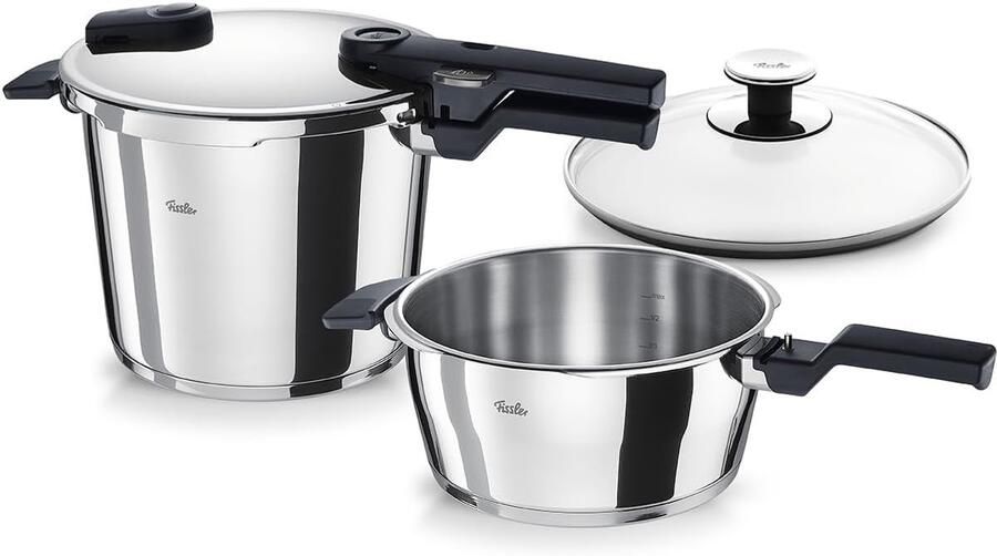 Druppelkoker Set Snelkookpan Kookpot Snel Koken Energiebesparend Koken 9.5 Liter Zilver - Foto 2