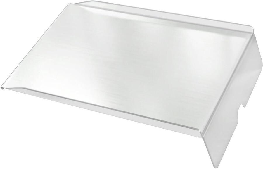 Druppelpan Heat Baffle Lekbak Onderdeel Grill Onderhoud Roestvrij Staal 66 x 39 cm Zilver