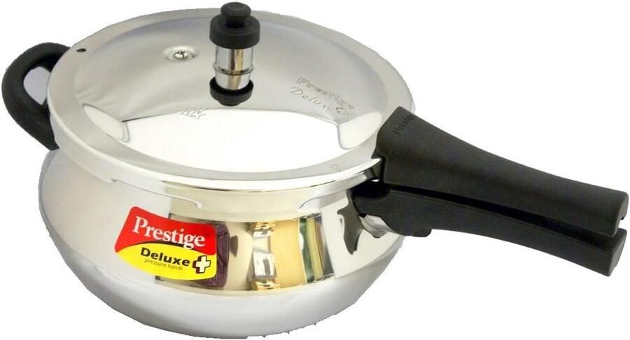 Druppelpan RVS Snelkookpan Junior Maaltijden Bereiden Separator Koken 4.4 Liter Zilver