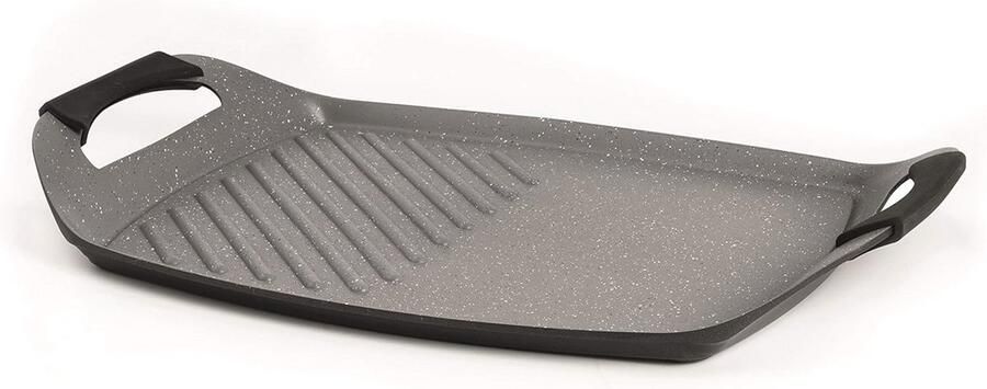 Dubbel Branderpistool voor Gelijktijdig Gladmaken en Grillen Geschikt voor Inductie 44 x 29 cm