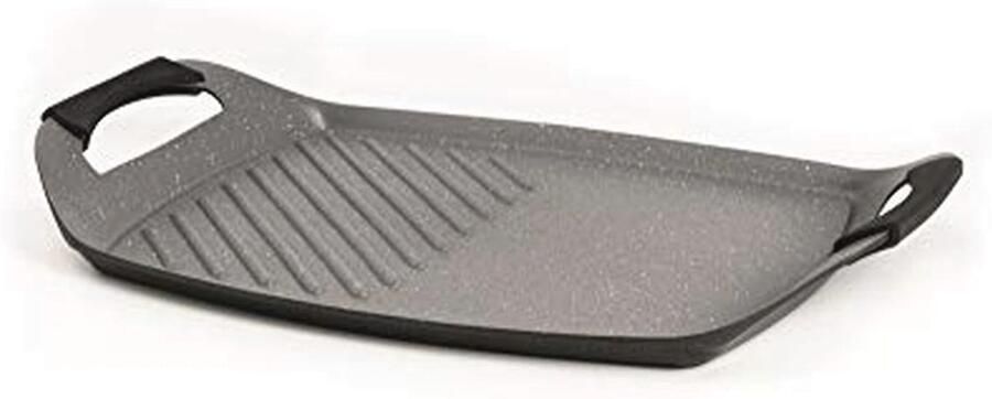 Dubbel Branderpistool voor Gelijktijdig Gladmaken en Grillen Geschikt voor Inductie 44 x 29 cm