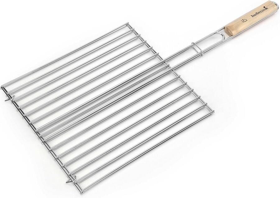 Dubbel Rechthoekig Grillrooster 36x34cm BBQ Accessoires voor Perfecte Barbecues