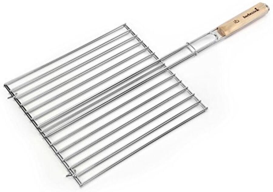 Dubbel Rechthoekig Grillrooster 36x34cm BBQ Accessoires voor Perfecte Barbecues