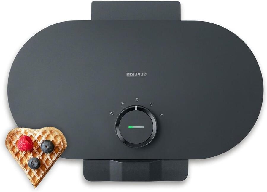 Dubbel Wafelijzer Hartvormige Wafels Lekkere Wafels Bakken PFAS-vrije Coating 1200 Watt Mstates