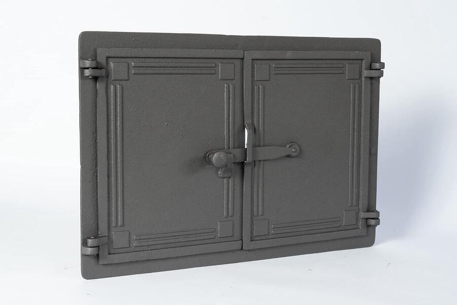 Dubbele Gietijzeren Broodovenhouder met Vergrendeling 48 cm