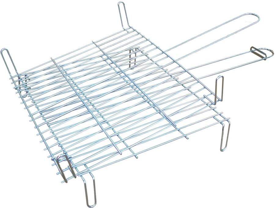 Dubbele grill grillmaat: 45 x 45 cm