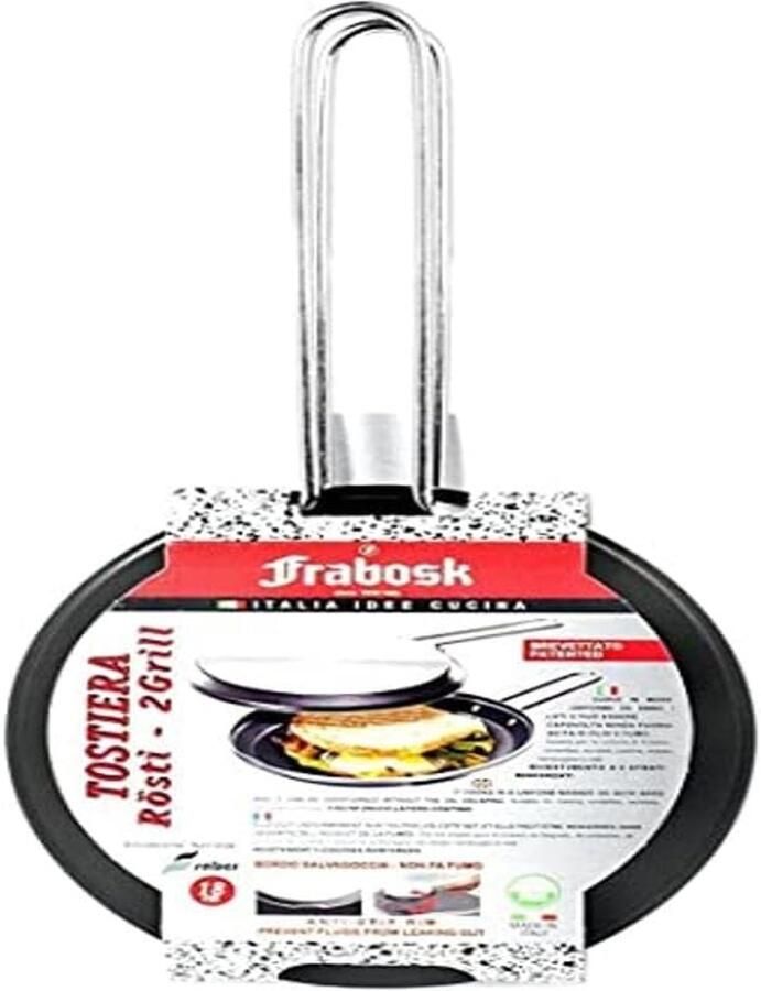 Dubbele Grillpan Omelet Pan Eten Bereiden Anti-aanbaklaag 18 cm Aluminium