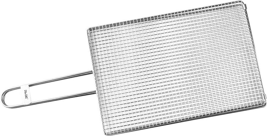 Dubbele inktvisgrill 30 x 20 x 1 cm 18% roestvrij staal
