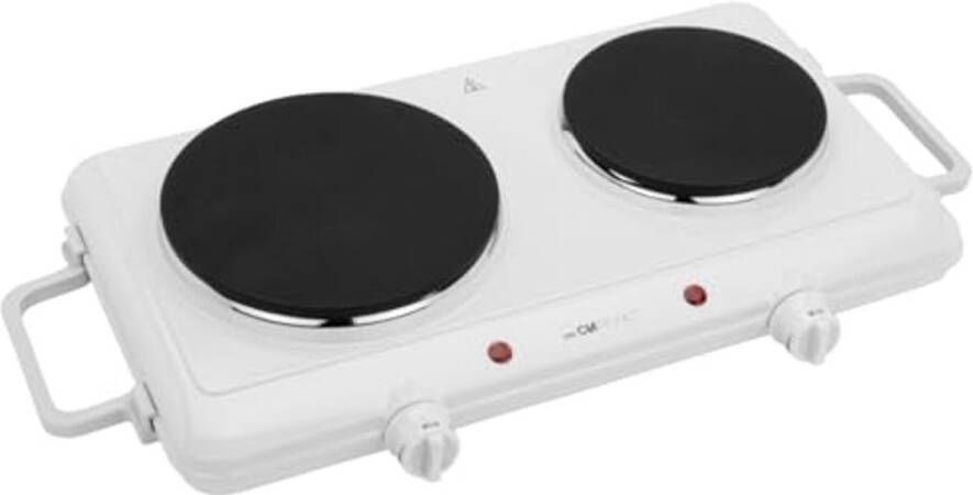 Dubbele kookplaat voor camping en keuken 2 platen met traploze thermostaten