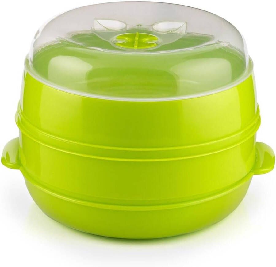 Dubbele Magnetron Stoomkoker voor Gezond Koken