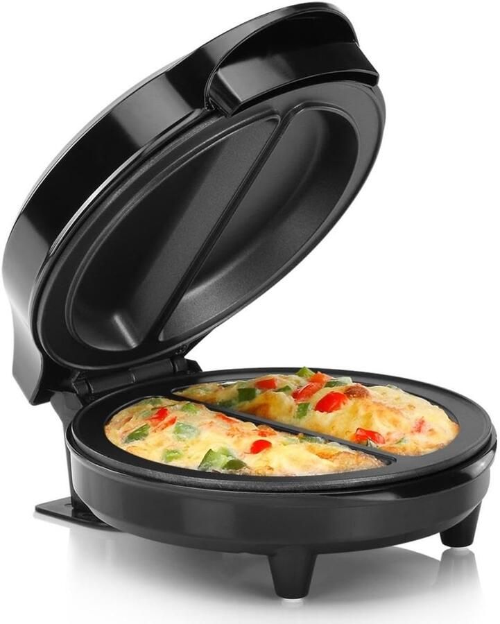Dubbele Omeletmaker Antiaanbaklaag Bereidt 2 Omeletten Tegelijk Geschikt voor Keuken Thuisgebruik