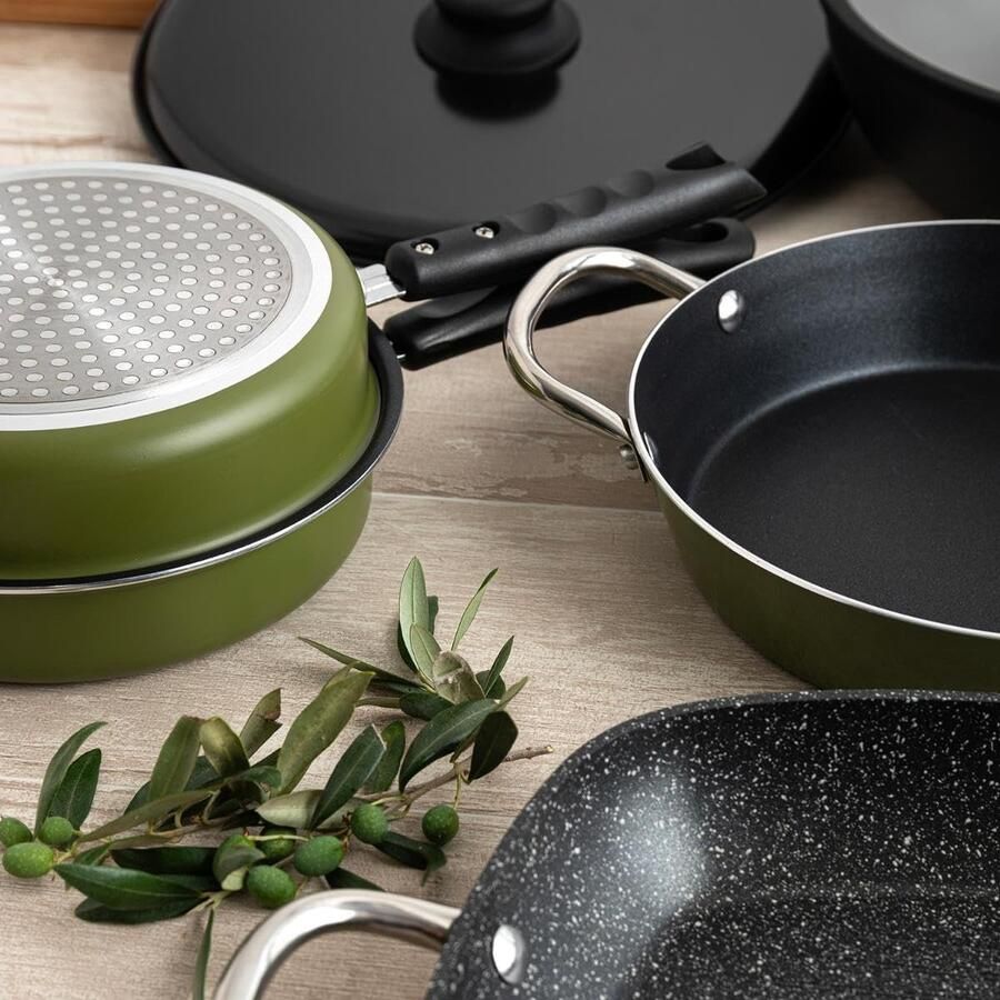 Dubbele Omeletpan 20 cm Geschikt voor Alle Warmtebronnen
