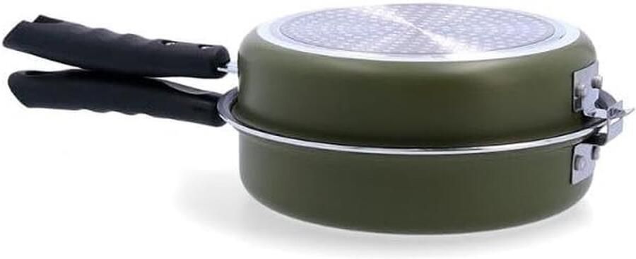 Dubbele Omeletpan Omelet Pan Lekkere Omeletten Maken Dubbelzijdig Bakken 20 cm Zwart