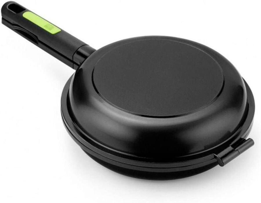 Dubbele Pan Omelet Pan Lekker Koken Gegoten Aluminium 24 cm Gegoten Aluminium