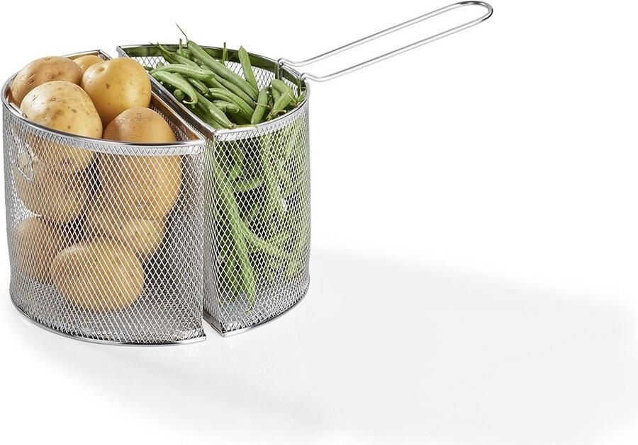 Dubbele Pastamand voor Spaghettipot RVS 24 cm