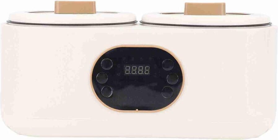 Dubbele Slowcooker Multifunctionele Rijstkoker en Voedselverwarmer voor Thuis