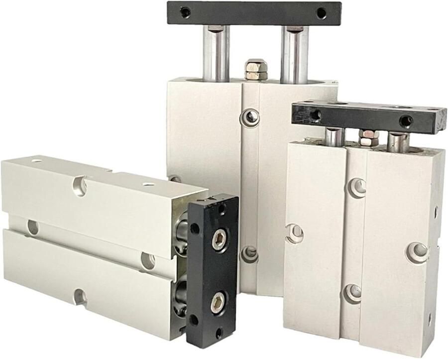 Dubbele Staaf Cilinder Luchtcilinder Pneumatisch Industriële Automatisering Hoge Precisie Beweging Slag 50mm Boring 10mm Metaal