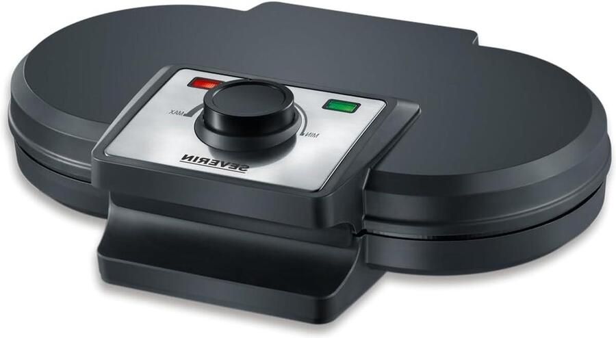 Dubbele Wafelautomaat Wafelmaker Snacks Maken Instelbare Temperatuur 1200 W Zwart