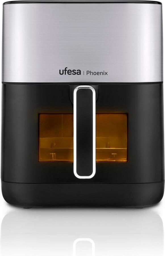 Airfryer met Stoom Heteluchtoven Gezond Koken Dubbele Weerstand 6 Liter Zwart