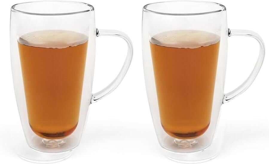 Dubbelwandige koffieglazen en theeglazen 295ml s 2