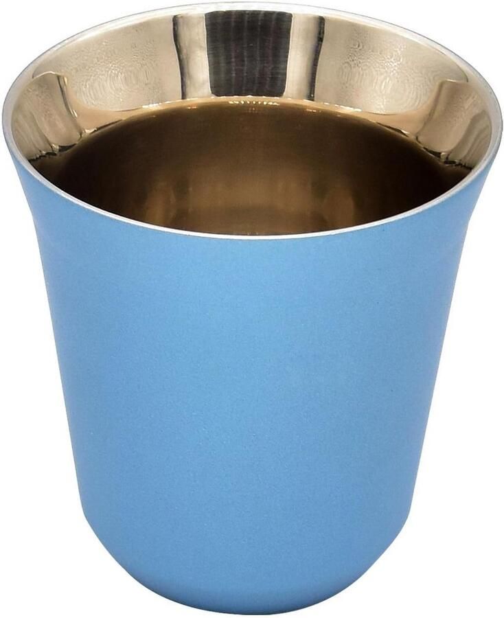 Dubbelwandige RVS Espresso Kopjes 160ml Onbreekbare Demitasse Beker