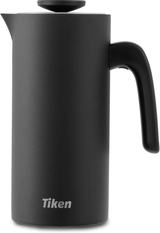 Dubbelwandige RVS French Press 1 liter Thermo Koffiezetapparaat
