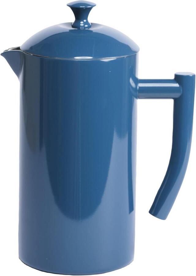Dubbelwandige RVS French Press Koffiezetapparaat 1 Liter Navy Blauw