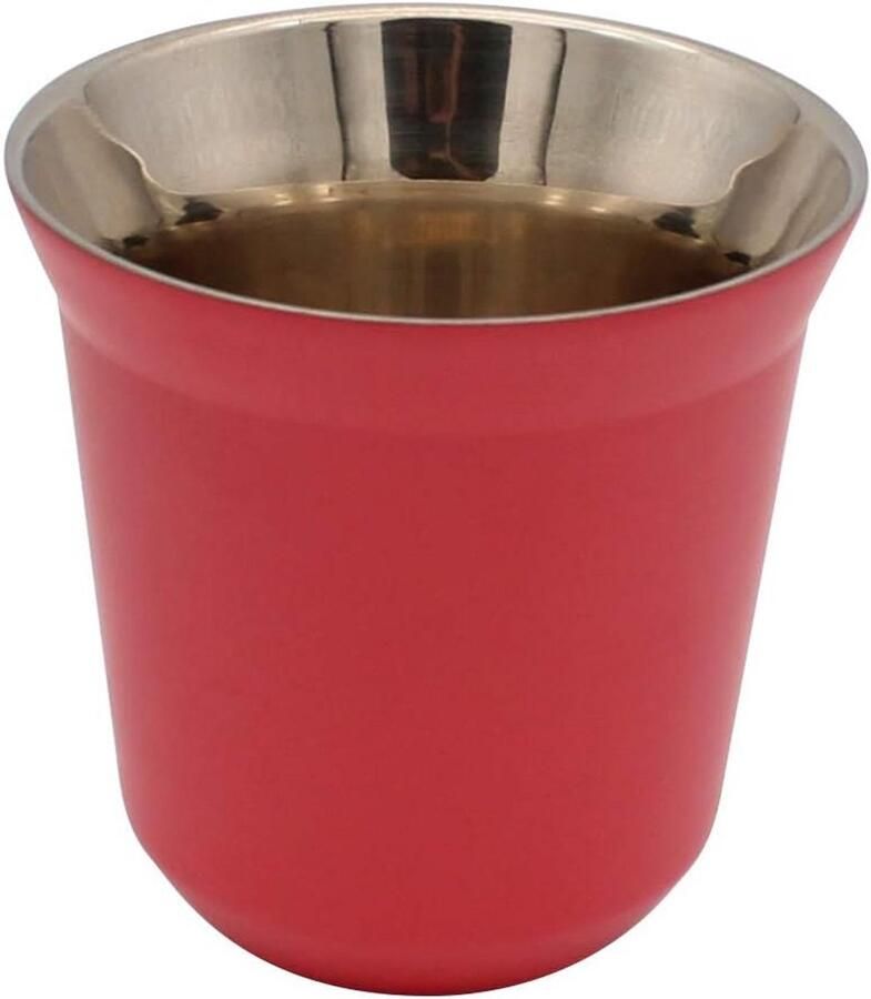 Dubbelwandige Thermische Koffiekopjes Roestvrij Staal Espresso Mokken