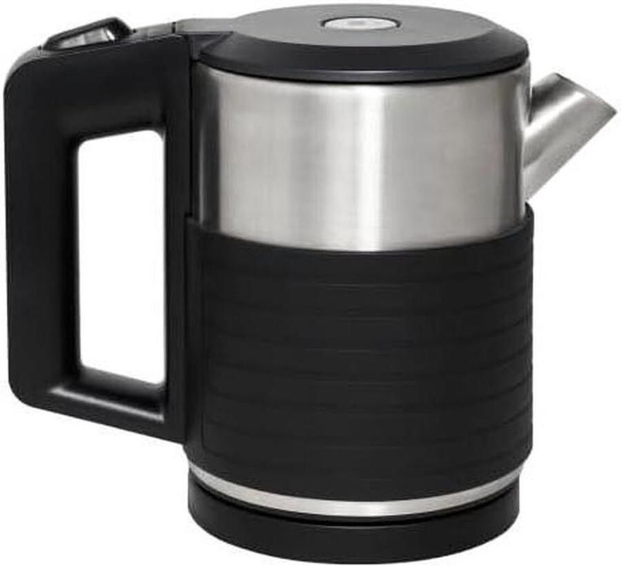 Dubbelwandige Waterkoker Ketel RVS Koffie en Thee Afsluitbaar Deksel 06 Liter Geborsteld Staal