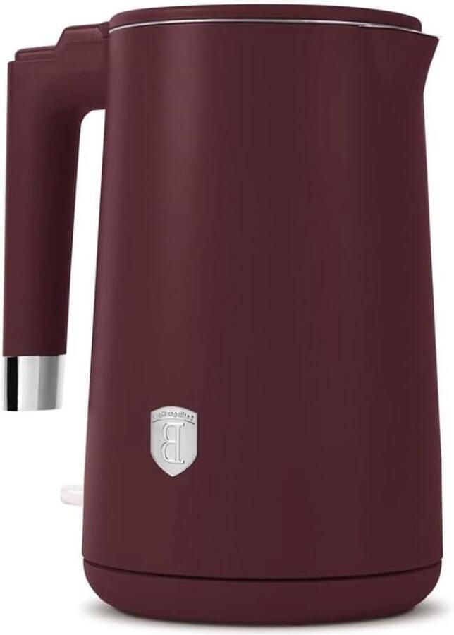 Dubbelwandige waterkoker Themo koker Snel water koken Stijlvol design 17 liter Rood
