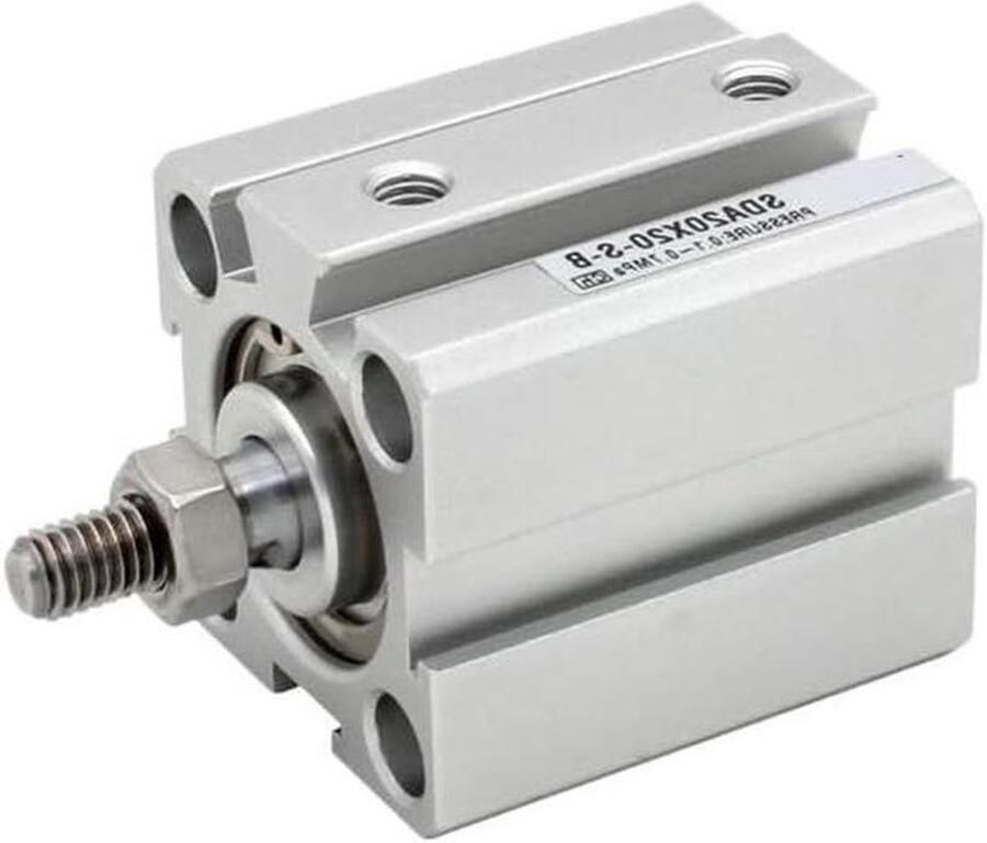 Dubbelwerkende Cilinder Pneumatische Cilinder Industriële Automatisering Compact Dubbelwerkend 5-100mm Slag Metaal