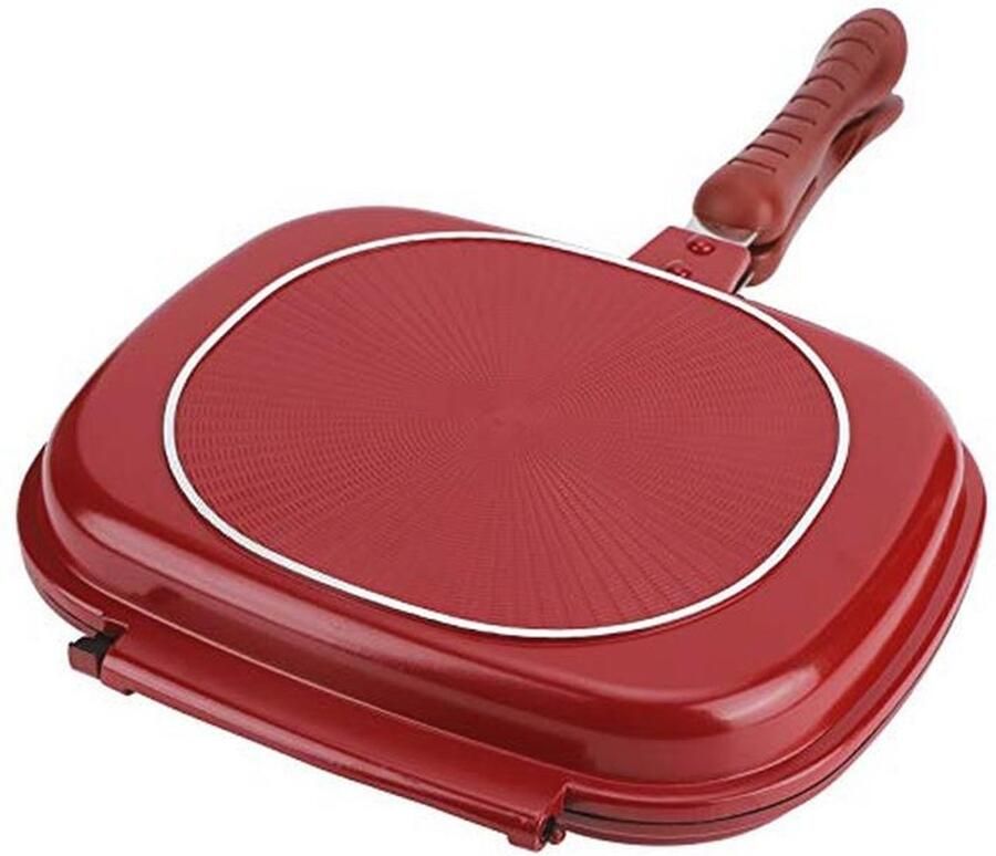 Dubbelzijdige 28 cm koekenpan voor thuis