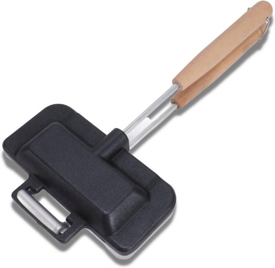 Koekenpan Vierkante Dubbelzijdige Sandwich Bakpan Gegrilde Kaas Maker Nonstick Sandwich Maker Flip Grill Pan Voor Ontbijt Pannenkoeken Omeletten Toast