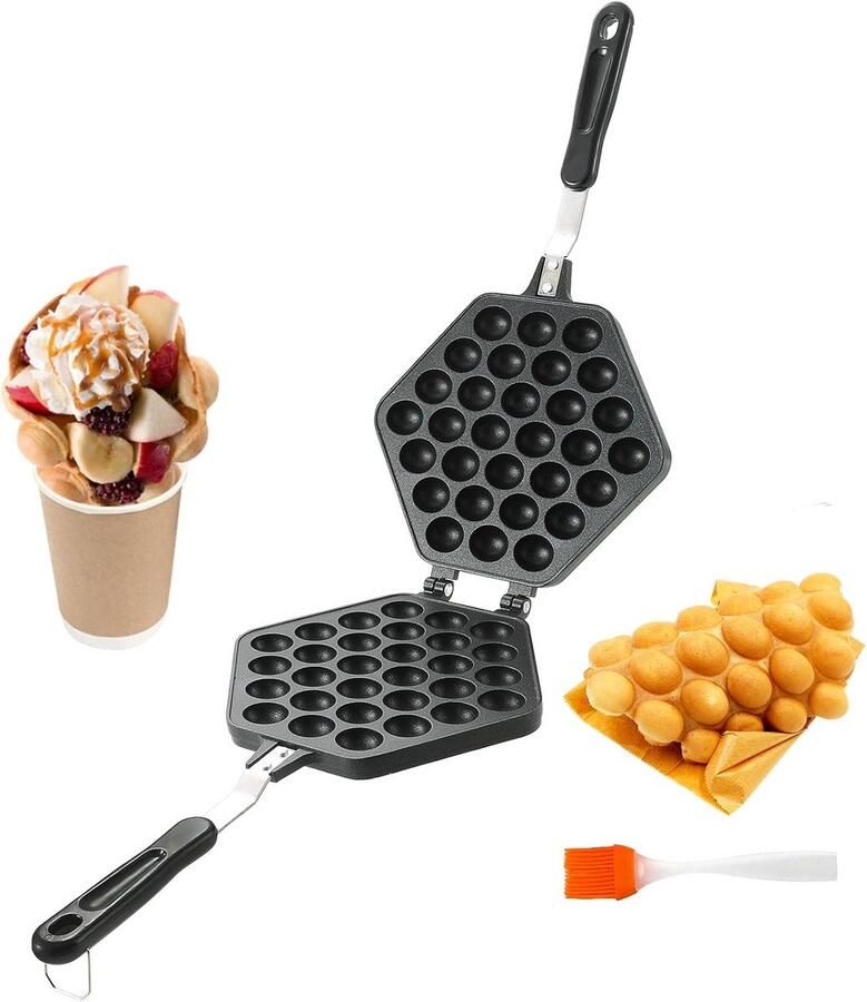 Dubbelzijdige Bel Wafel IJzer Pan Non-Stick Voor Thuis Gebruik